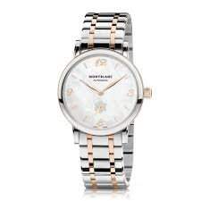 Montblanc Women's Star Classique 107915 Silver Gold Swiss Automatic Fashion Watch