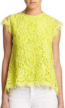 Alexis Pascal Lace Open-Back Top