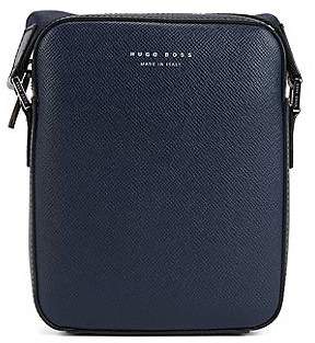HUGO BOSS Signature Collection cross-body bag in structured Italian leather