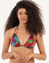 Thumbnail for your product : Hurley Nebula Ruched Triangle Bikini Top
