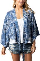 Thumbnail for your product : Rip Curl Coastal Tides Floral Print Crop Wrap Top