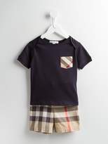 Thumbnail for your product : Burberry Kids check pocket T-shirt