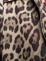 Thumbnail for your product : Dolce & Gabbana Leopard Print Coat
