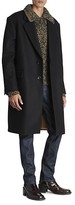 Thumbnail for your product : Dries Van Noten Rabbe Long Wool-Blend Coat