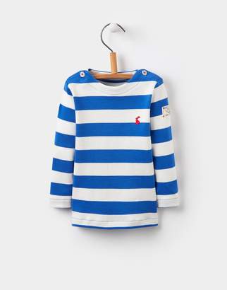 Joules Clothing Ocean Blue Stripe Harbour Jersey Top