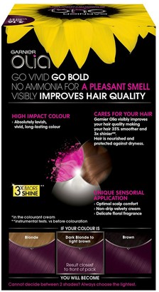 Garnier Olia Permanent Hair Dye (Various Shades) - 1.0 Deep Black
