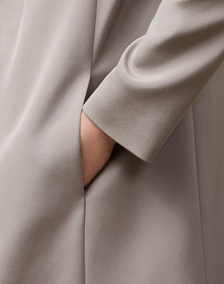 Lafayette 148 New York Plus-Size Kourt Jacket In Luxe Stretch Crepe De Chine