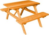 Thumbnail for your product : Gracie Oaks Amedee Wooden Picnic Table
