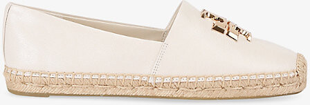 Tory Burch Womens Cream Eleanor Leather Espadrilles Eur 37 / 4 Uk Women