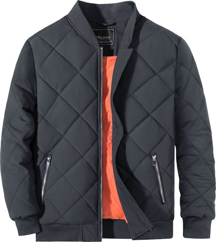 TACVASEN Jackets for Men Bomber Jacket Men Casual Jackets for Men Cargo