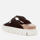 Thumbnail for your product : Birkenstock Papillio Women's Arizona Suede Chunky Sole Double Strap Sandals - Black