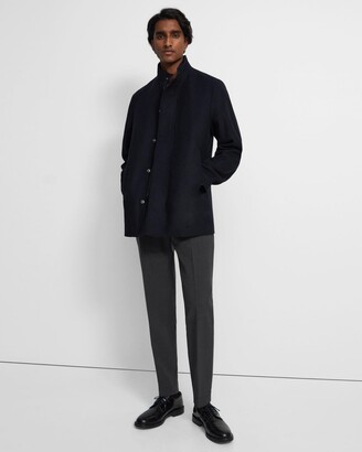 theory stand collar jacket