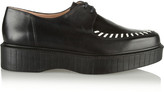 Thumbnail for your product : Robert Clergerie Old Robert Clergerie Pogo stitch-detailed leather creepers