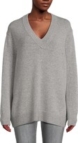 Relaxed V Neck Cashmere Sweater 