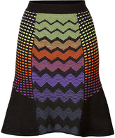 Thumbnail for your product : M Missoni Zigzag Knit Flared Skirt Gr. 34