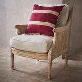Thumbnail for your product : OKA Bohlam Cushion Cover - DarkBlue/Red