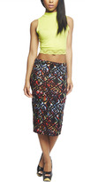 Thumbnail for your product : Arden B Mock Neck Lace Trim Crop Top