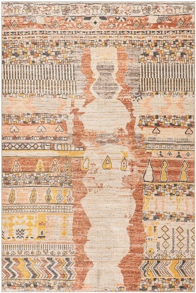 nuLoom NuloomKallieAbstractSpillProofTreatedPetFriendlyPremiumMachineWashableAreaRug9'x12'Multicolor