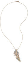 Thumbnail for your product : Rachel Roy Pave Feather Pendant Necklace