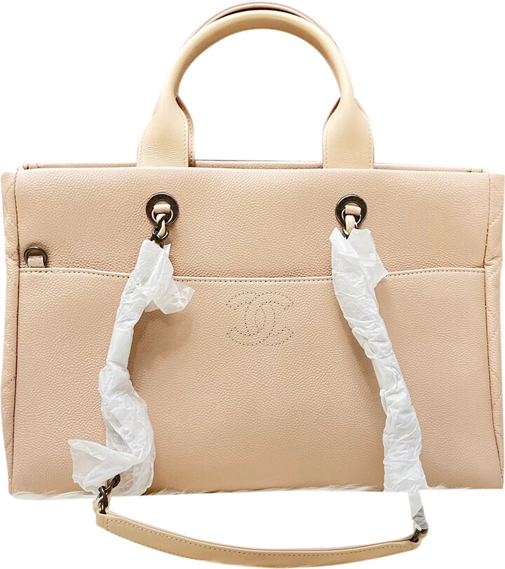 Chanel Classic CC Shopping leather tote - ShopStyle