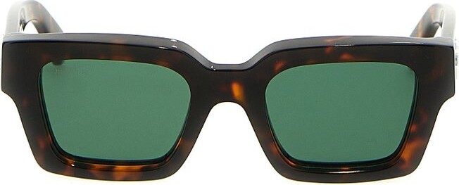 Off-White Virgil Square Frame Sunglasses – Cettire