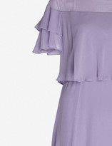 Thumbnail for your product : Max Mara Stiria ruffle-trim crepe midi dress
