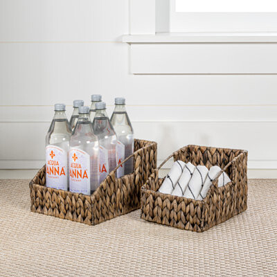 happimess 2 Piece Wicker General Basket Set