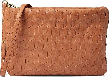 BR-HPC5211 Camel Quilted Big Chain Crossbody Bag