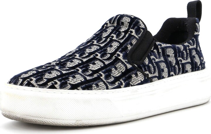 Christian Dior Women's Solar Slip-On Sneakers Oblique Velvet