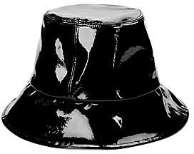 patent leather bucket hat