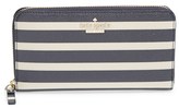 Thumbnail for your product : Kate Spade 'lacey' Stripe Zip Around Wallet