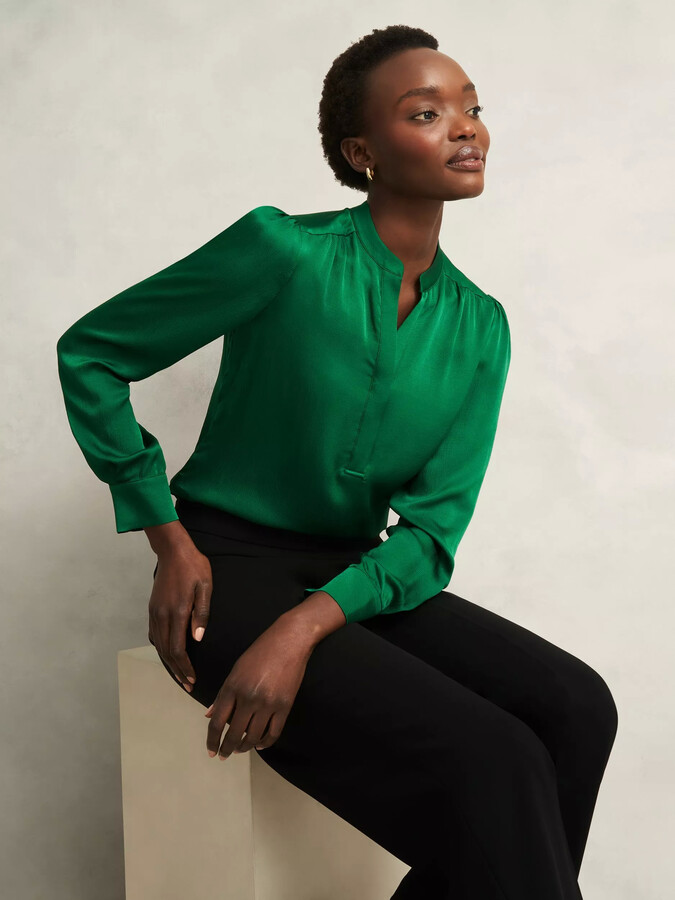 Hobbs London Women's Green Tops ShopStyle UK