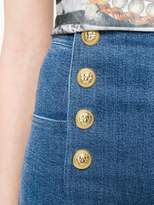 Thumbnail for your product : Balmain button-embellished flared jeans