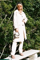 Thumbnail for your product : Nasty Gal Womens That's Stitch Belted Trench Coat - White - 14