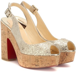anna sandals rose gold glitter