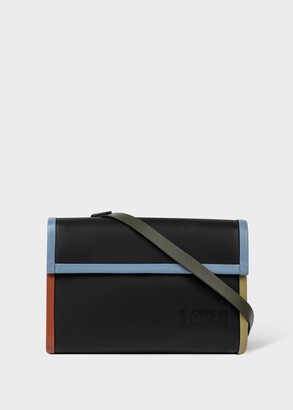 Paul Smith Striped Leather Crossbody Bag - ShopStyle