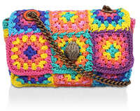 Kurt Geiger Crochet Mini Kensington - Crochet Rainbow Mini Cross Body Purse  - ShopStyle Shoulder Bags