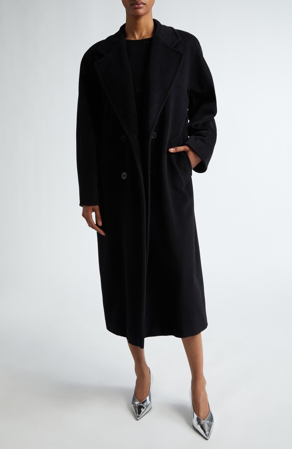 Max Mara Madame Double Breasted Wool & Cashmere Coat