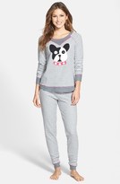 Thumbnail for your product : Kensie Cozy Appliqué Thermal Pajamas