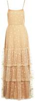 Thumbnail for your product : boohoo Boutique Metallic Star Tierred Maxi Dress