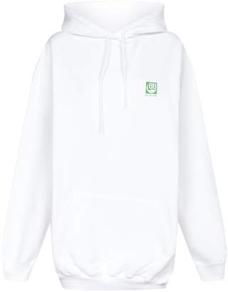 Balenciaga Logo Printed Hoodie