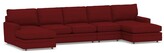 Thumbnail for your product : Pottery Barn Pearce Square Arm Upholstered 4-Piece U-Shaped Chaise Sectional
