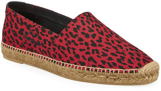 leopard print and red shoes