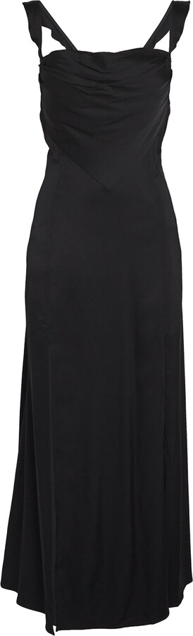 Maje Frilled Maxi Dress