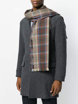 Hackett plaid scarf