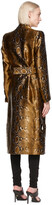 Thumbnail for your product : Versace Gold Python Cut-Out Coat
