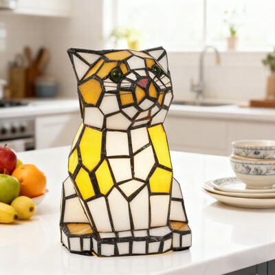 House of Hampton style Little Cat Table Lamp (included E12 Bases Warm Light)