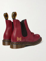 Thumbnail for your product : Dr. Martens + Needles 2976 Snaffle Embellished Printed Leather Boots