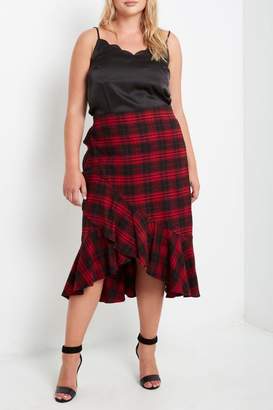 Soprano Flannel Ruffle Skirt