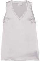 Thumbnail for your product : Brunello Cucinelli Stretch-Silk Satin Top